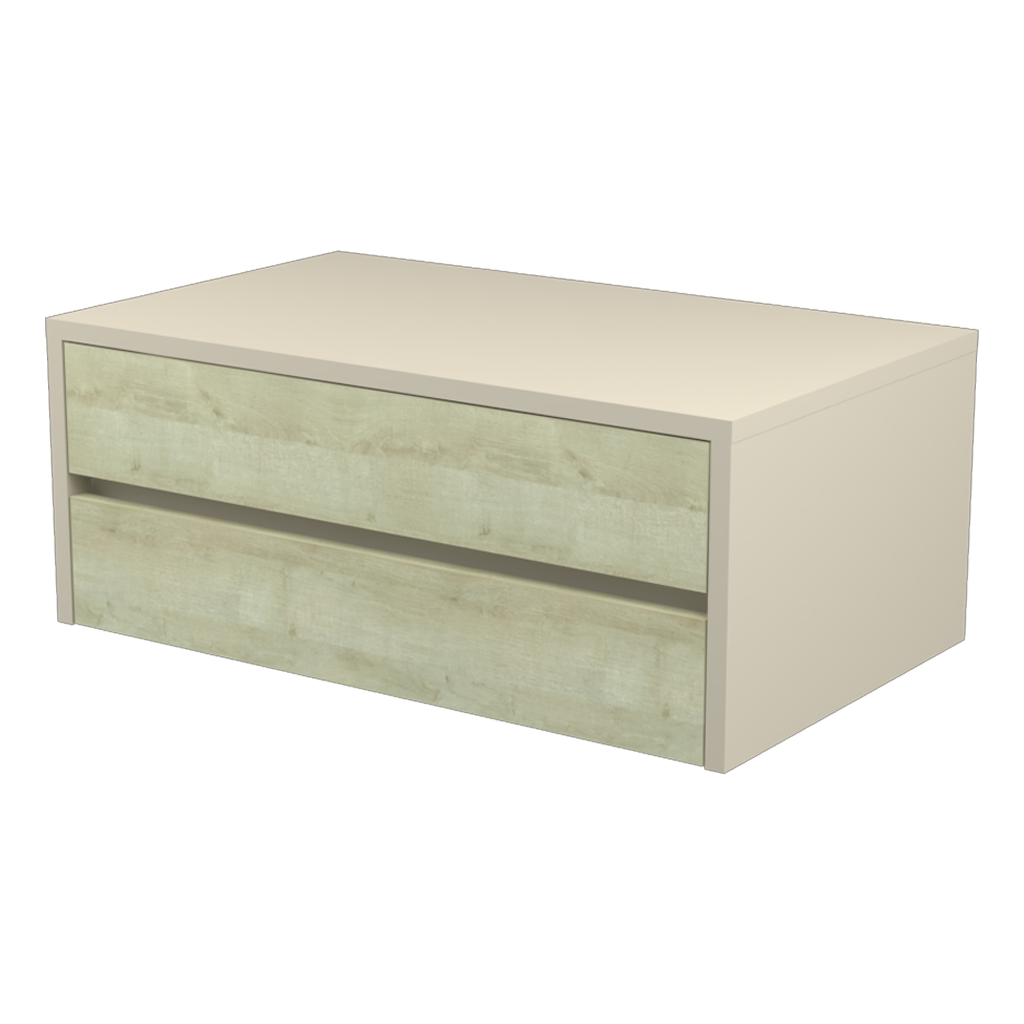 RM16 - Cabinet with two drawers 30''W x 12'' H x 18'' D